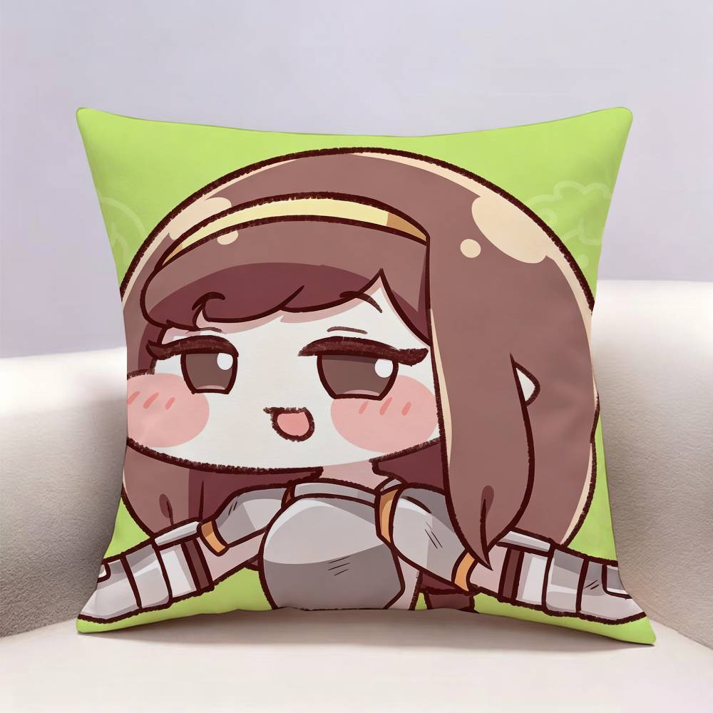Trickcal Chibi Go GGame Doublesided print Pillow Case for Sofa Living Room Home office Decor Protective Cover