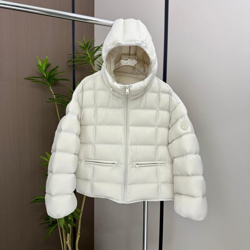 Womens Hooded Puffer Jacket Thick Warm Cotton Coat Loose Fit Short Winter Outerwear Small Stature