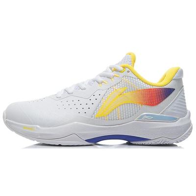 Кроссовки для бадминтона Li Ning Thunder Series из искусственной кожи с амортизацией, нескользящие, износостойкие, дышащие, с низким верхом, женские, AYAR038-2
