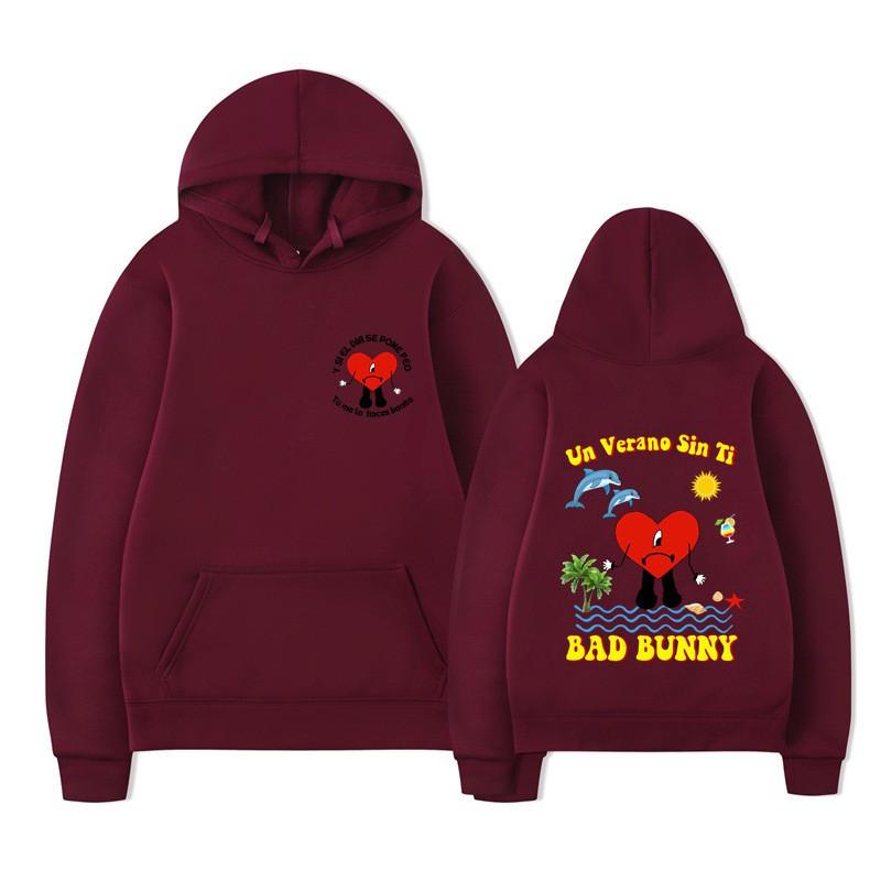 Bad Bunny Un Verano Sin Ti Hoodie Men Women Casual Graphic Sweatshirt