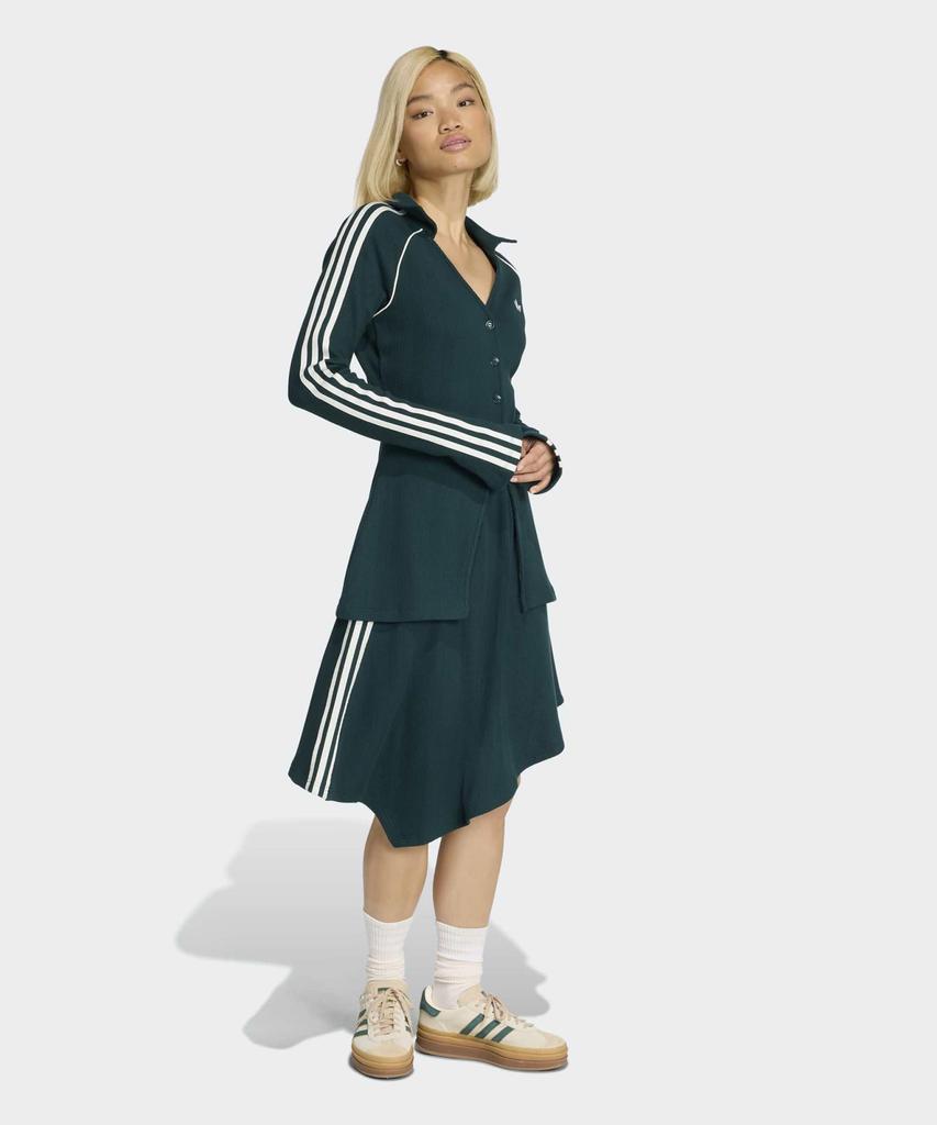 ADIDAS Waffle Asymmetrical Skirt - Green / Ks7781