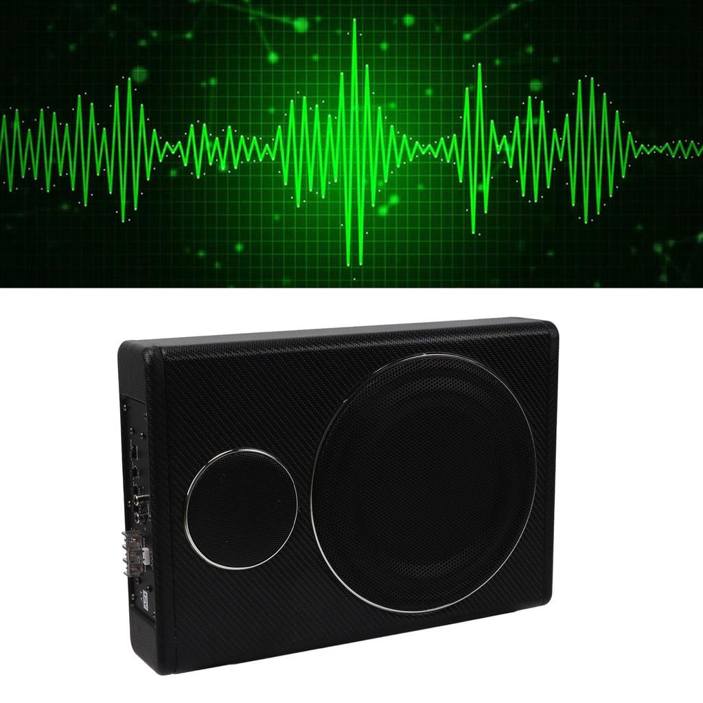 Ультратонкий автомобильный сабвуфер, экономящий место, 800 Вт, 4 Ом, активный большой автомобильный сабвуфер для погружения в музыку