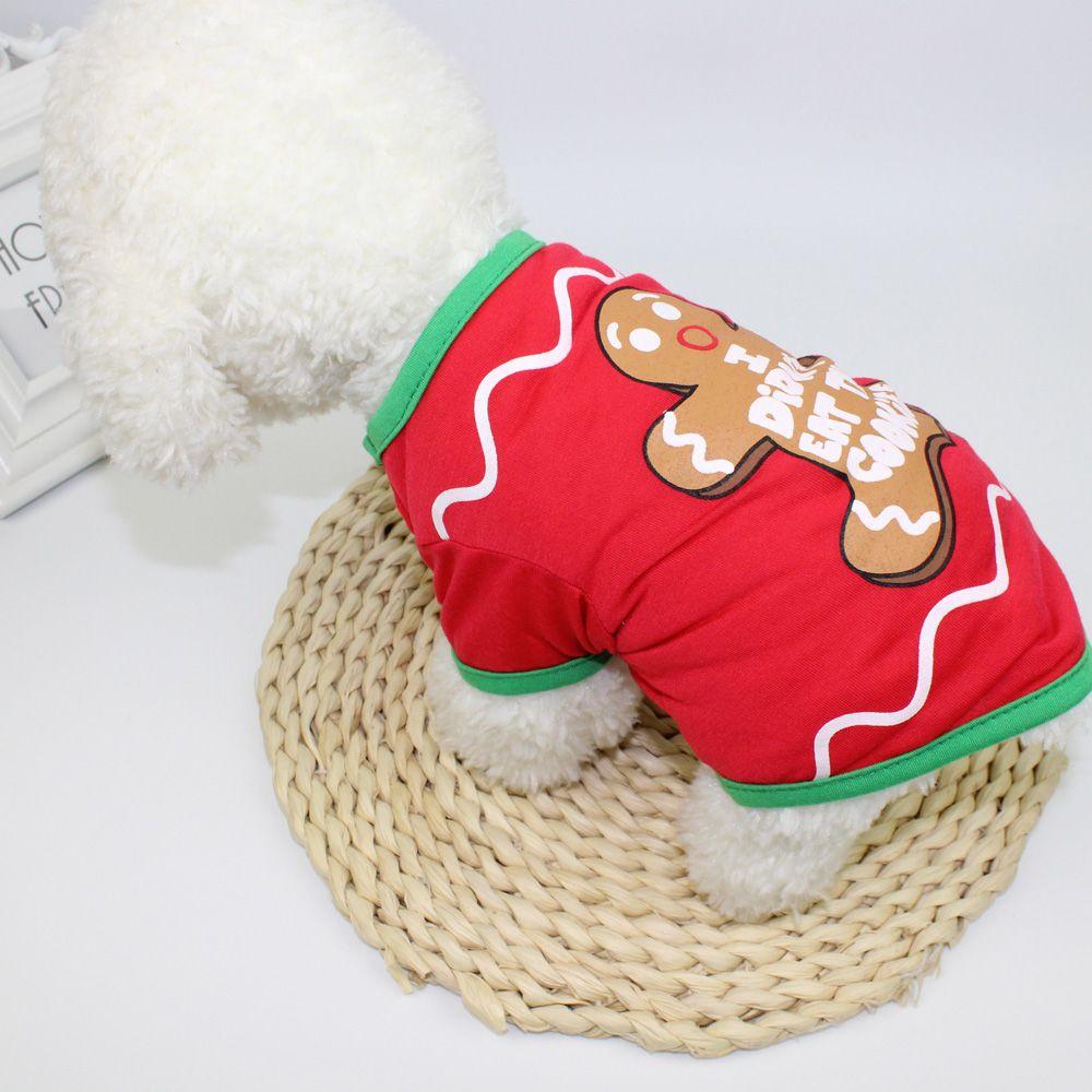 Funny Cosplay Puppy Christmas Vest Pet Party Clothes Dog Sweatshirts Halloween Costume