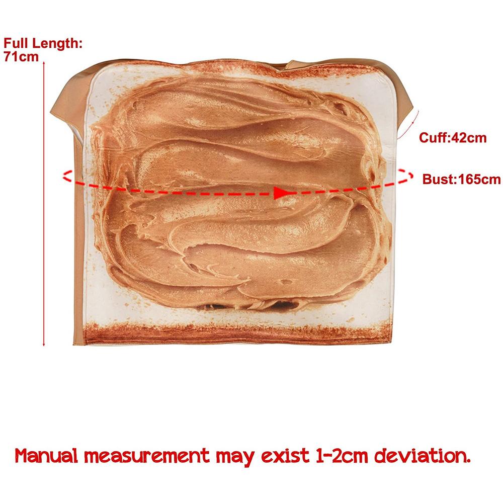 Взрослый унисекс забавный костюм с арахисовым маслом и желе для пар на Хэллоуин, карнавальный костюм для вечеринки, нарядное платье
