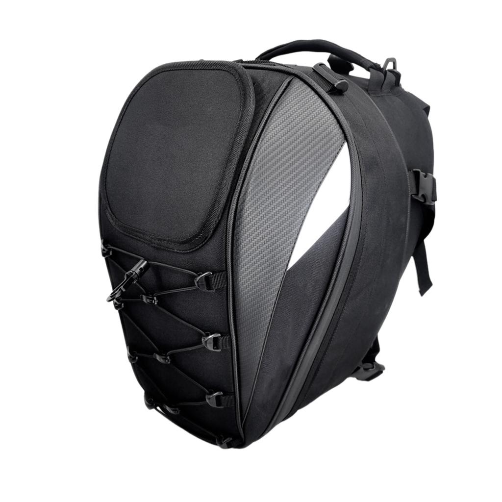 Motorcycle Tail Bag Helmets Storage Multipurpose Rear Seats Riding Backpack Large Capacity Waterproof for Daily Commute