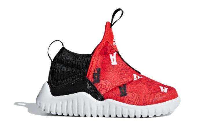 adidas Rapidazen I Низкие Беговые Кроссовки Красный Черный Для Младенцев и Малышей D96845