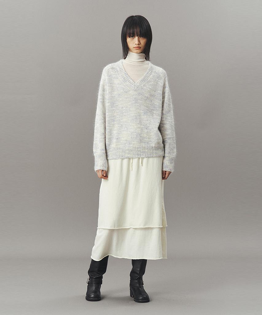 AHWE Mohair V-Neck Sweater_Blue