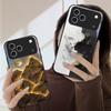 Кластер Снежных Гор Для iPhone 17 Pro Max 16 E 15 Plus 14 Pro 13 12mini 11 Air XS Max 5 6 7 8Plus SE Черный Стеклянный Чехол для Телефона