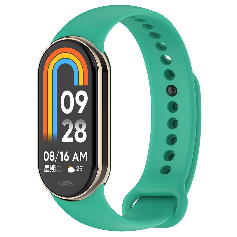 Силиконовый ремешок для Xiaomi Mi Band 9/8 NFC - Прочный, гибкий и удобный
