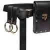 Steampunk Leather Phone Bag - Medieval Belt Accessory for Renaissance Cosplay