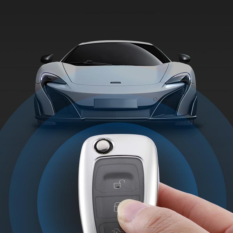 Автомобильный складной откидной чехол для ключей, чехол для Ford Focus 2 3 MK3 ST RS Ecosport Kuga Escape Fiesta Fold C-Max S-Max Mondeo, аксессуары