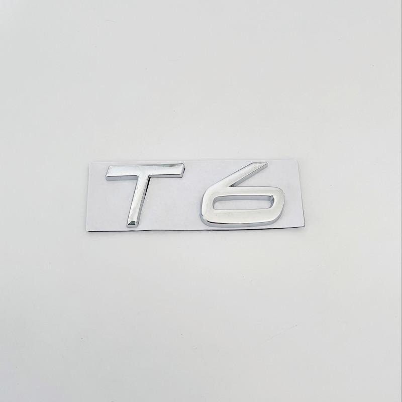3D Металлический Логотип T5 Значок T6 Буквы AWD Значок на Багажник Автомобиля Для S60 C30 850 S40 V40 V70 XC60 V50 S70 C70 V90 T5 T6 AWD Наклейка