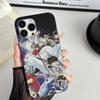 Смешной аниме GINTAMA Для IPhone 17 16 15 Plus Pro Max 12 14 Plus 11 13 Волна Гофрированная Полоска Funda Чехол для телефона