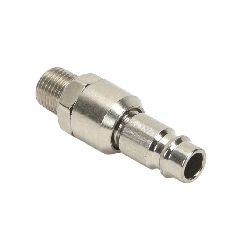 Universal Air Tool Quickly Connect Plugs Fitting Hose Compressor Quick Release Coupler Universal 360 Degree Swivels Pneumatic Quick Joint