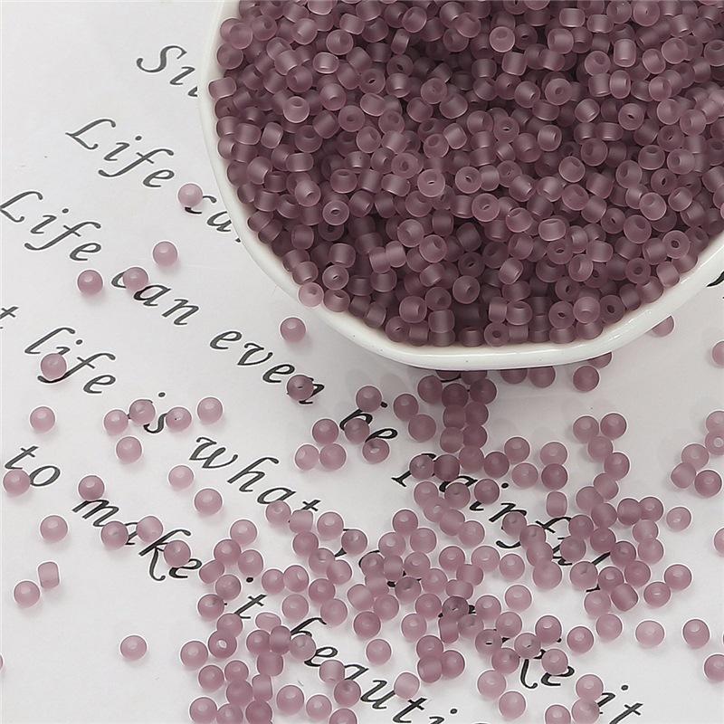 3 мм 700 шт./пакет шитье популярный бисер стеклянные ювелирные изделия разделитель матовые цвета круглые однородные бусины высокого качества прозрачный размер для рукоделия