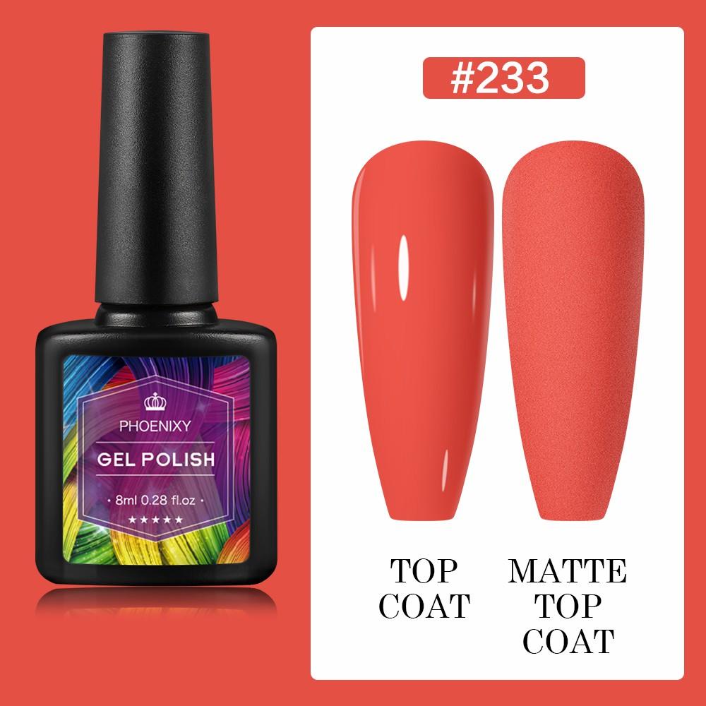 PHOENIXY 8 мл гель-лак для ногтей, полуперманентный гель, блестящий гель, отмачиваемый блестящий стартовый набор, маникюрный набор для маникюрного салона