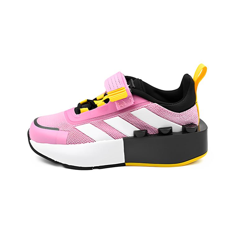 Новые adidas LEGO X Tech Runner EL для маленьких детей 'Bliss Orchid' HP5880