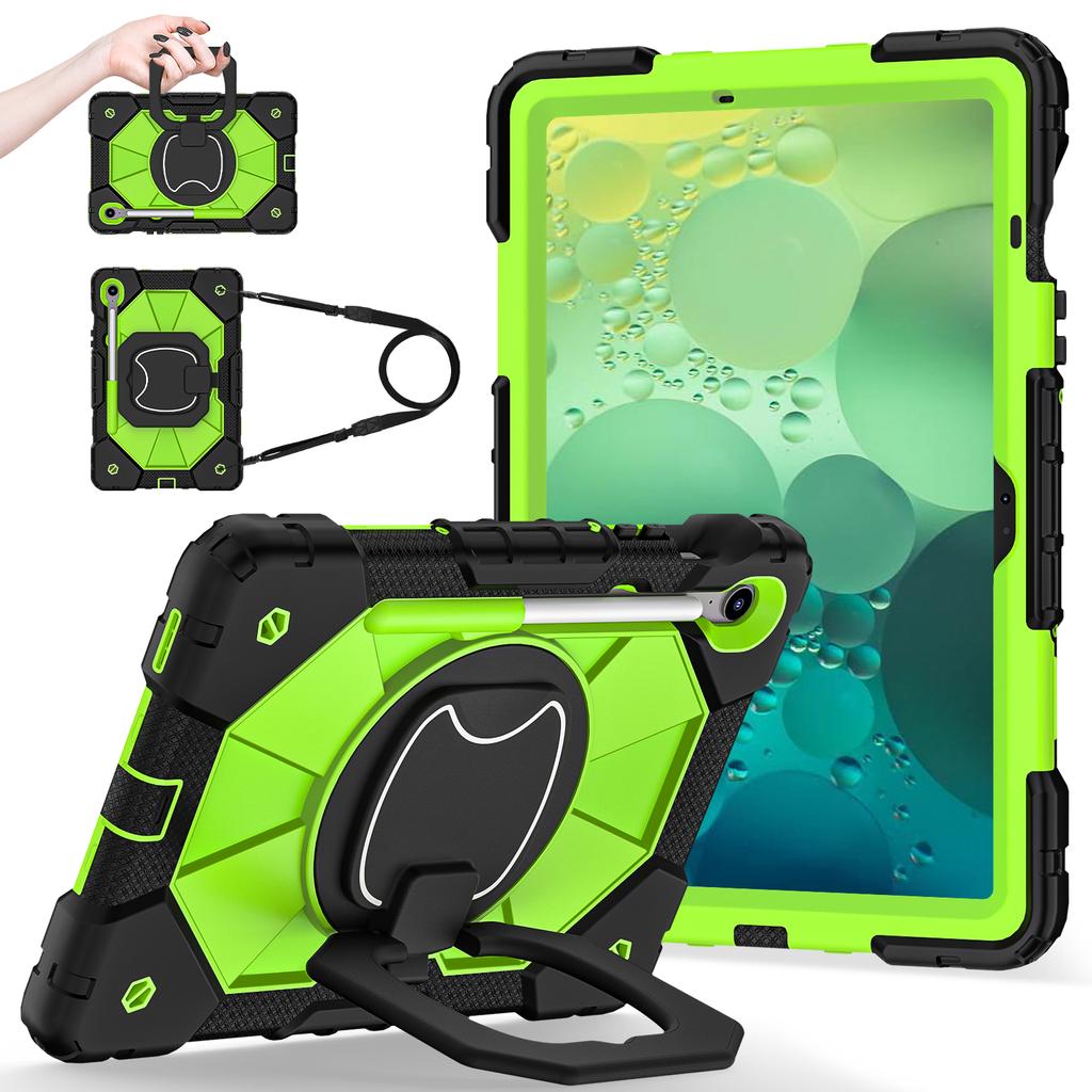 Поворотный Чехол-Подставка Универсальный для Galaxy Tab S10 Lite S9 FE SM-400 X406 X520 X526B X510 X516B X710 X716B Прочный Чехол с Ручкой