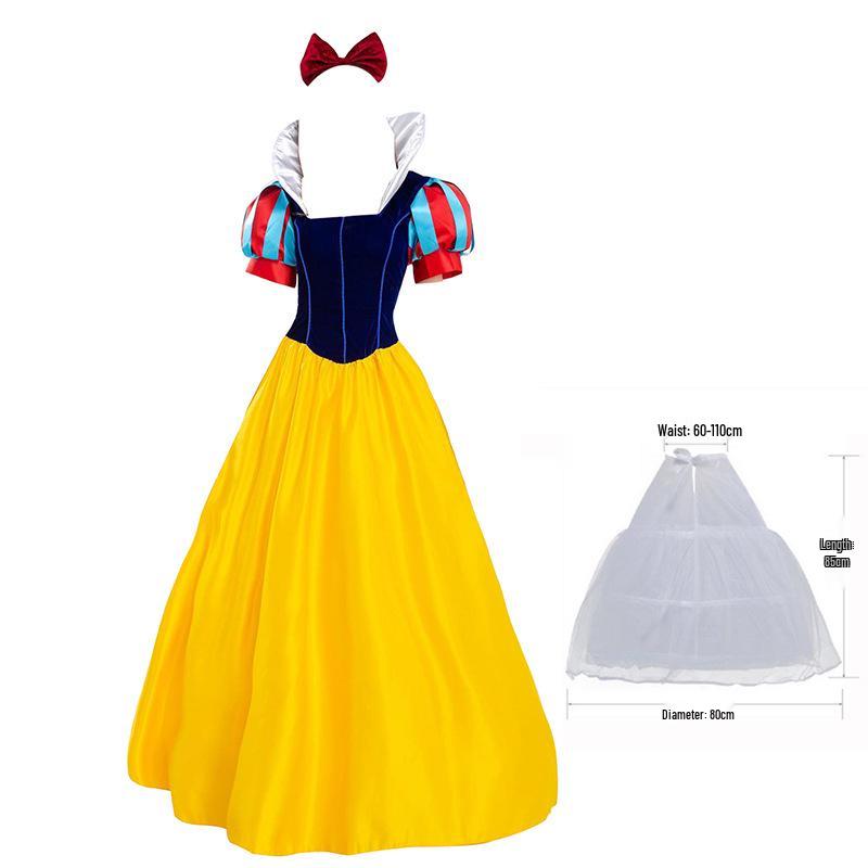 Костюм Белоснежки на Хэллоуин для Взрослых Сценического Выступления Косплей