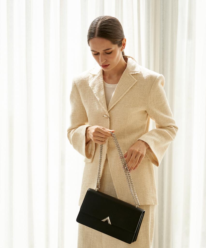 Valluat Edero Silver Bag_Black