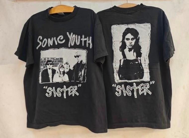 SONIC YOUTH Vintage 1987 SISTER 90s Tour Band Sz.L Single Stitch T-Shirt REPRINT