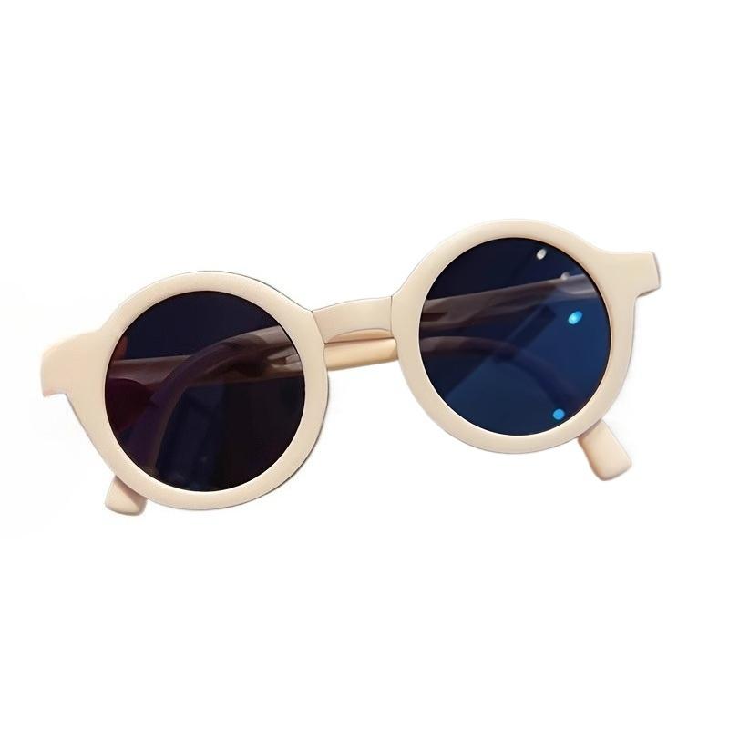 Пара складных модных круглых очков для платья, легких и портативных, подходящих для мужчин и женщин, милых, трендовых, подходящих