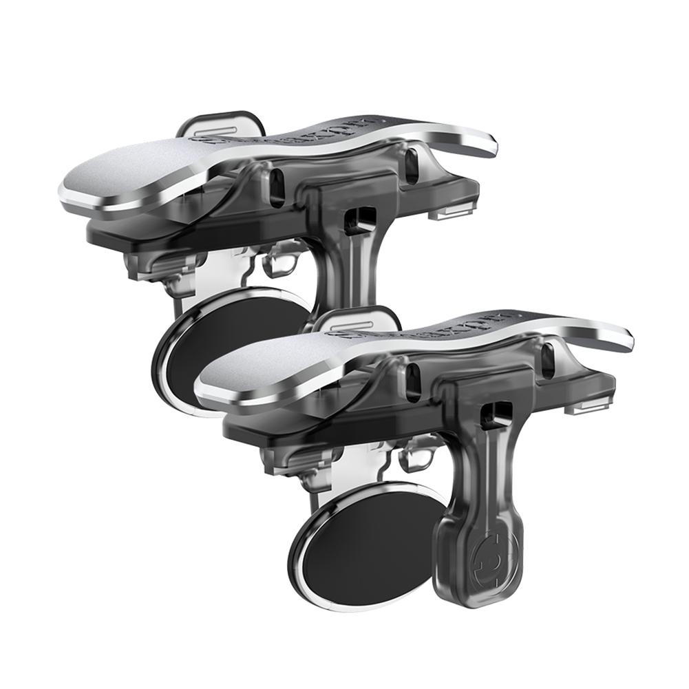 1Pair Mobile Phone Game Trigger 6 Finger Game Controller Universal Gamepad Joystick Shooter Button Controller for IOS Android
