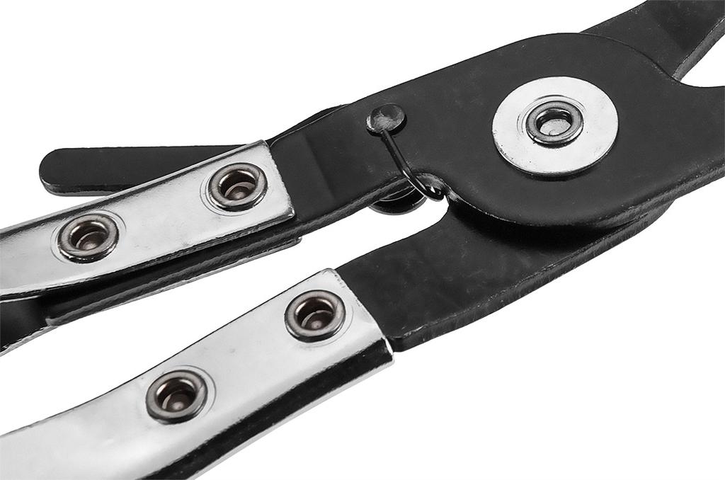 Self-tightening cable tie pliers