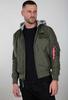 Winter Jacket Alpha Industries Ma-1 Tt Custom Jacket (126117) Green