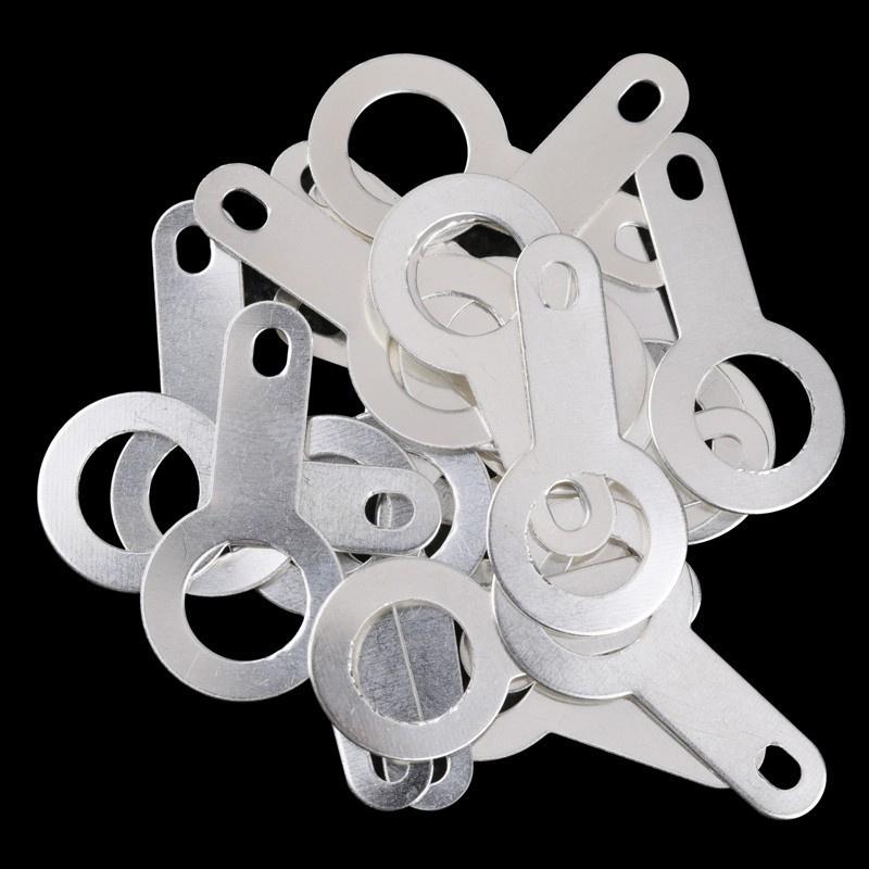 100 шт. посеребренная медная одинарная головка для пайки клемма круглая сварная шайба сварочный лист паяльный наконечник