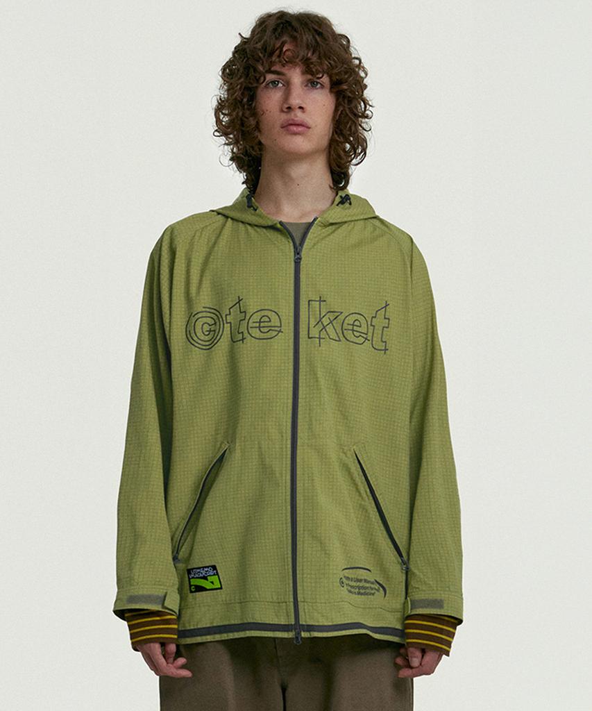 TEKET Sketch Ct Hooded Jacket Green