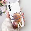 Прозрачный чехол для Samsung A14 5G Милый Кот Роскошная Мода Цветы Расписная Задняя Крышка Для Телефона Samsung Galaxy A14 5G Чехол SM-A146B