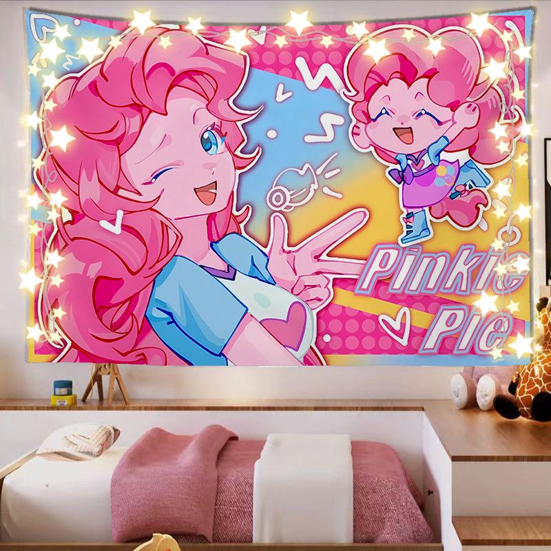 Гобелен My Little Pony - Милый Декор для Комнаты Девочки, Общежития, Настенное Украшение, Фон.