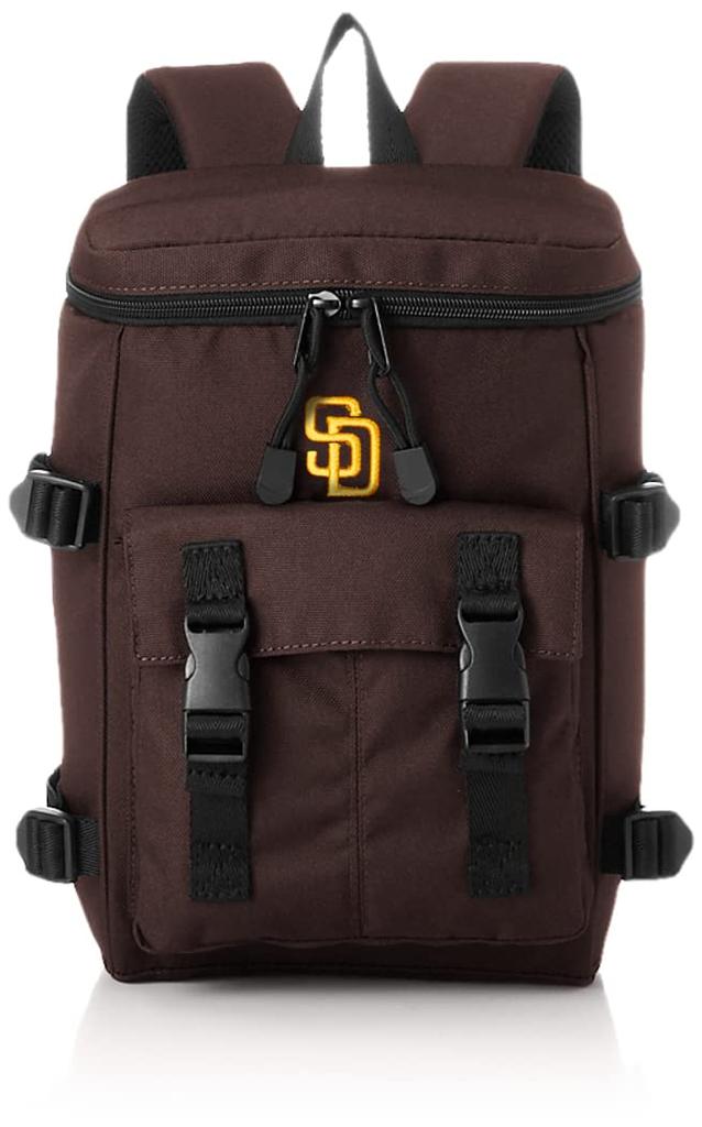 Major League Baseball Square Kids' Backpack SD-MBBKM160 SD Brown