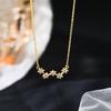 Flower Necklace Full of Stars, Women's Light Luxury, High-end Collarbone Chain, Versatile Temperament, Gift for Girlfriend