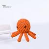 Interactive Cotton Rope Dog Toy Cute Rabbit Bear Giraffe Octopus Shape Dog Chew Toy Bite-resistant Pet Squeaky