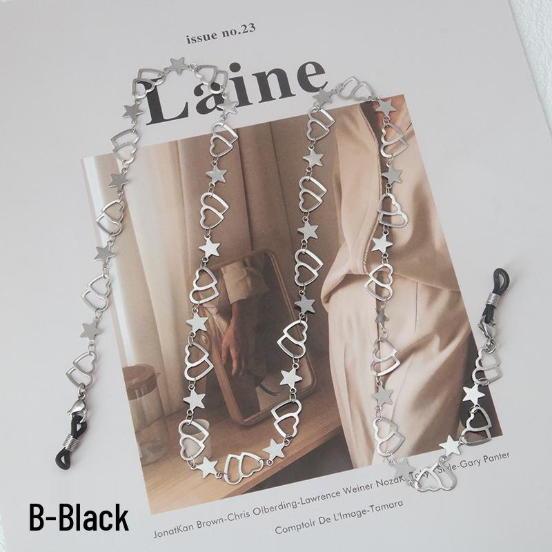 Stainless Steel Fashion Lanyard: Anti-slip Sunglasses Chain for Men and Women