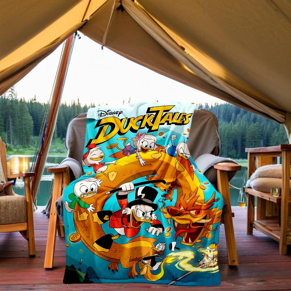 1pc, Disney DuckTales Blanket, Home Decorative Throw Blanket for All Seasons, Living Room, Travel, Camping