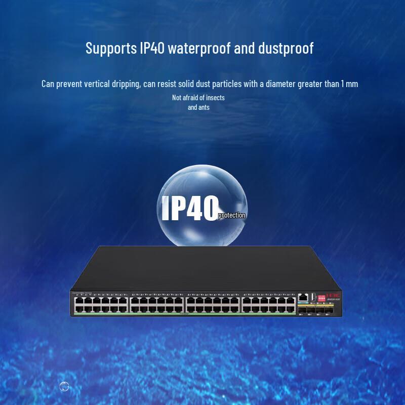 Промышленный Ethernet-коммутатор H3C IE4320-52S, монтируемый в стойку, L3