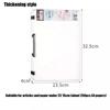 Transparent A4 File Storage Box Portable Document Box New A4 File Box