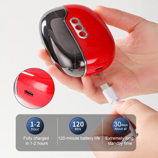 Электрическая пилка для ногтей 2-в-1 автоматическая детская взрослая для пожилых людей машинка для стрижки ногтей со светодиодной подсветкой для младенцев