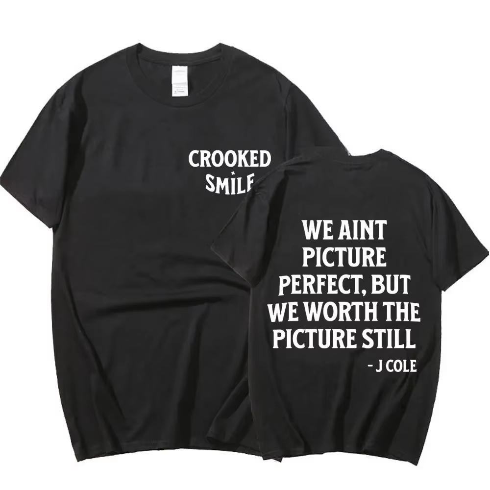 Футболка рэпера J Cole в винтажном стиле с музыкальным альбомом, концертной графикой, мужская футболка в стиле Харадзюку, хип-хоп, панк, уличная футболка, унисекс