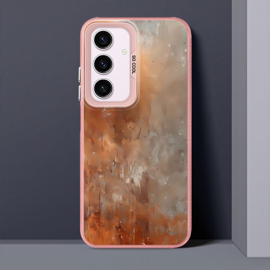 Retro Rust Design Phone Case for Samsung Galaxy A55 A52 A35 A73 A26 A36 A53 A51 A56 A54 A72 A71 Soft Shell
