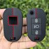Силиконовый чехол-брелок для ключа автомобиля For Citroen Berlingo 2021 C3 III Aircross C4 C4L C5 C6 C8 Picasso For Peugeot 208 2019 308 Колпачок для ключа