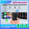 НОВЫЙ Беспроводной CarPlay Android Auto Беспроводной Адаптер Умный Мини-бокс Plug And Play WiFi Быстрое Подключение Универсальный