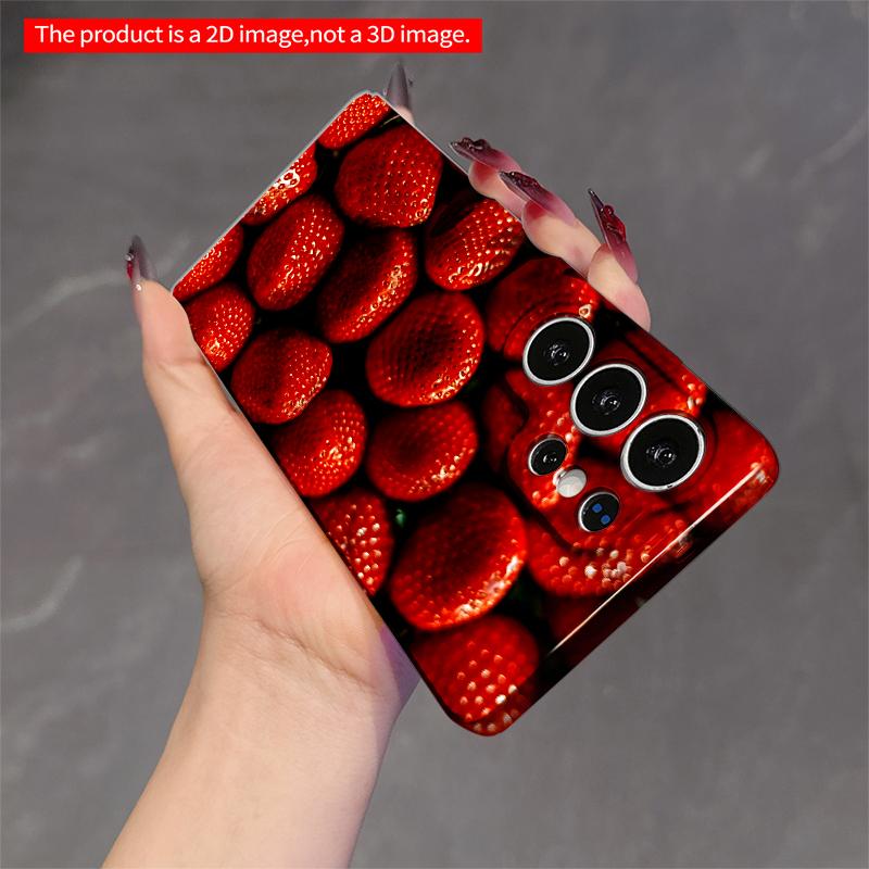 2DFlat Samsung phone case Vibrant Strawberry Cluster Phone Case Applicable to Galaxy S23 S24 S25ULTRA S26 A12 A14 A15 A16 A54 A55