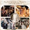 5PCS Lace Streamers Wedding Ribbon Glow Wands String Light Ribbon Hand Sticks  Outdoor Lawn