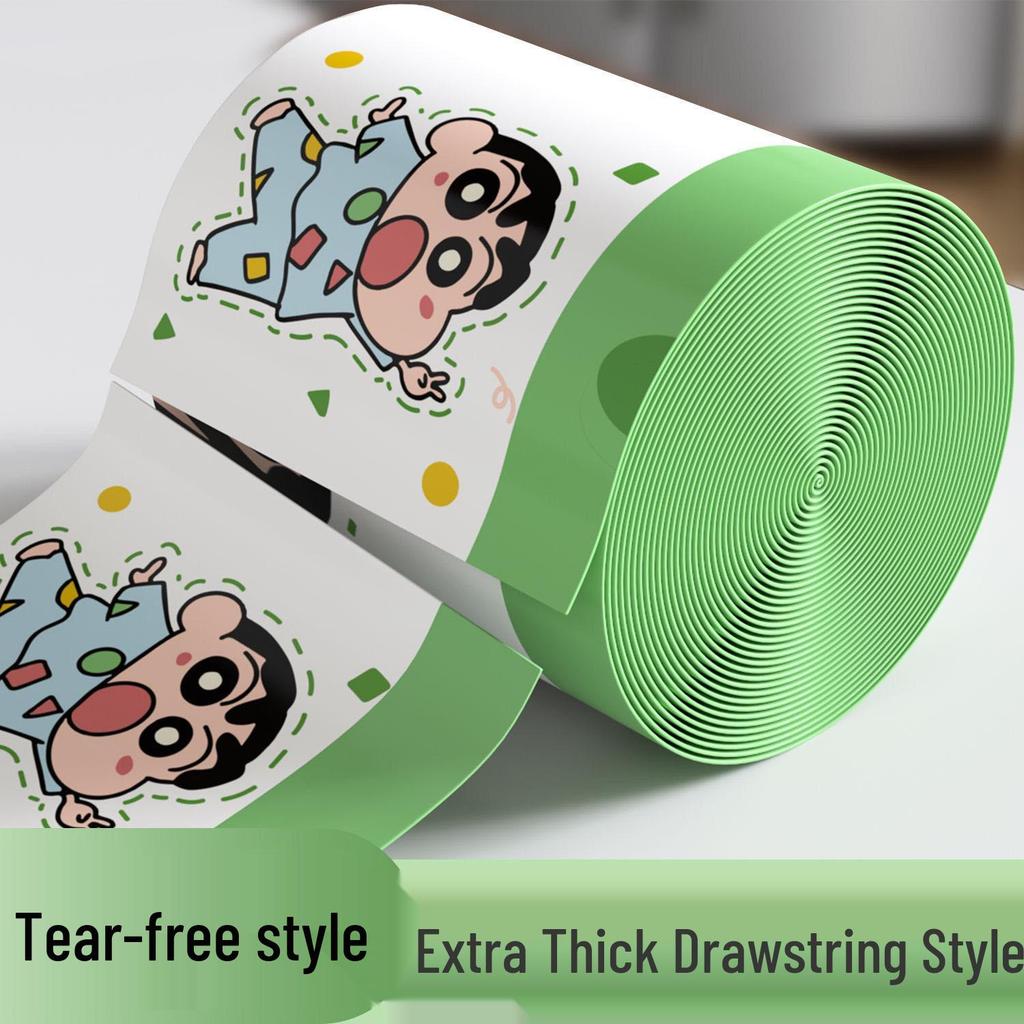 Сверхплотные кухонные мусорные мешки на завязках Shin-chan - Большие, прочные и с ручками