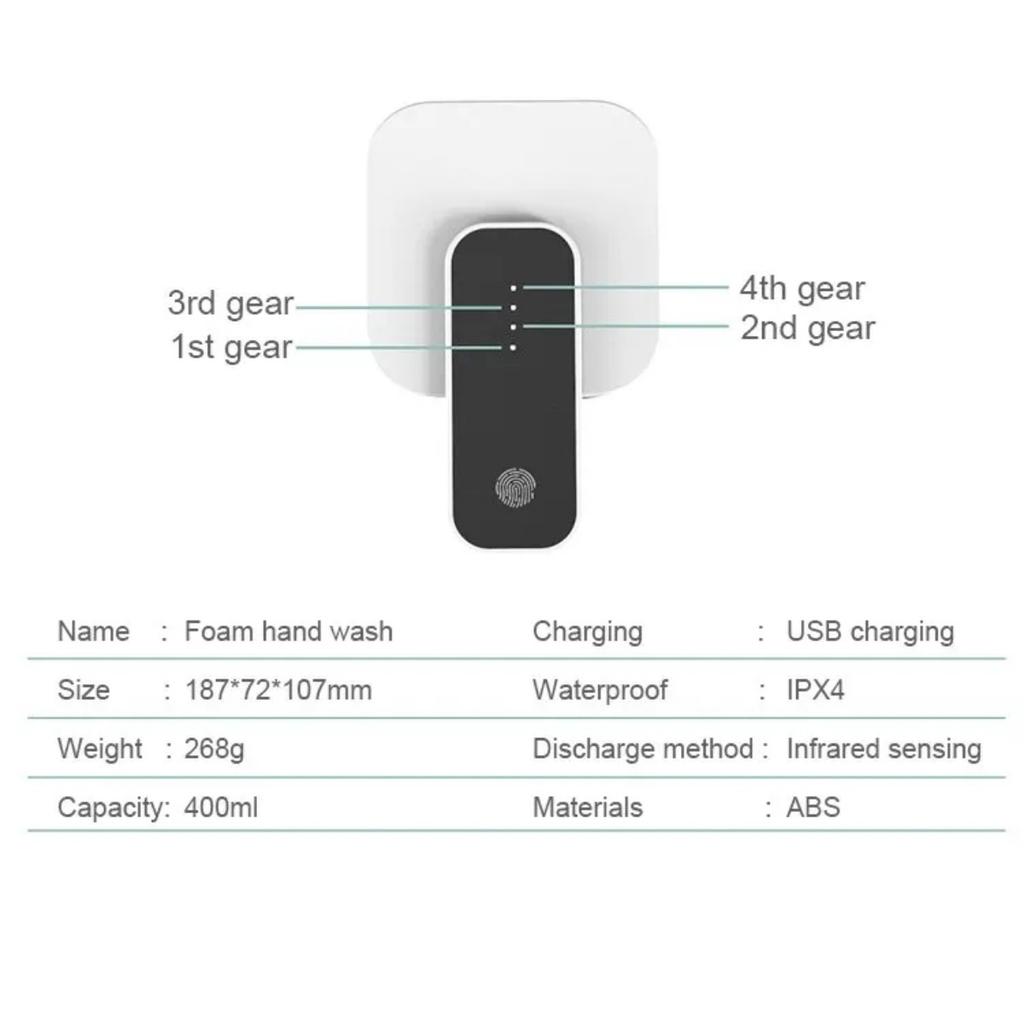 Automatic Inductive Soap Dispenser Sensor Household Infrared Soap Dispenser Smart Hand Washing Soap Dispenser