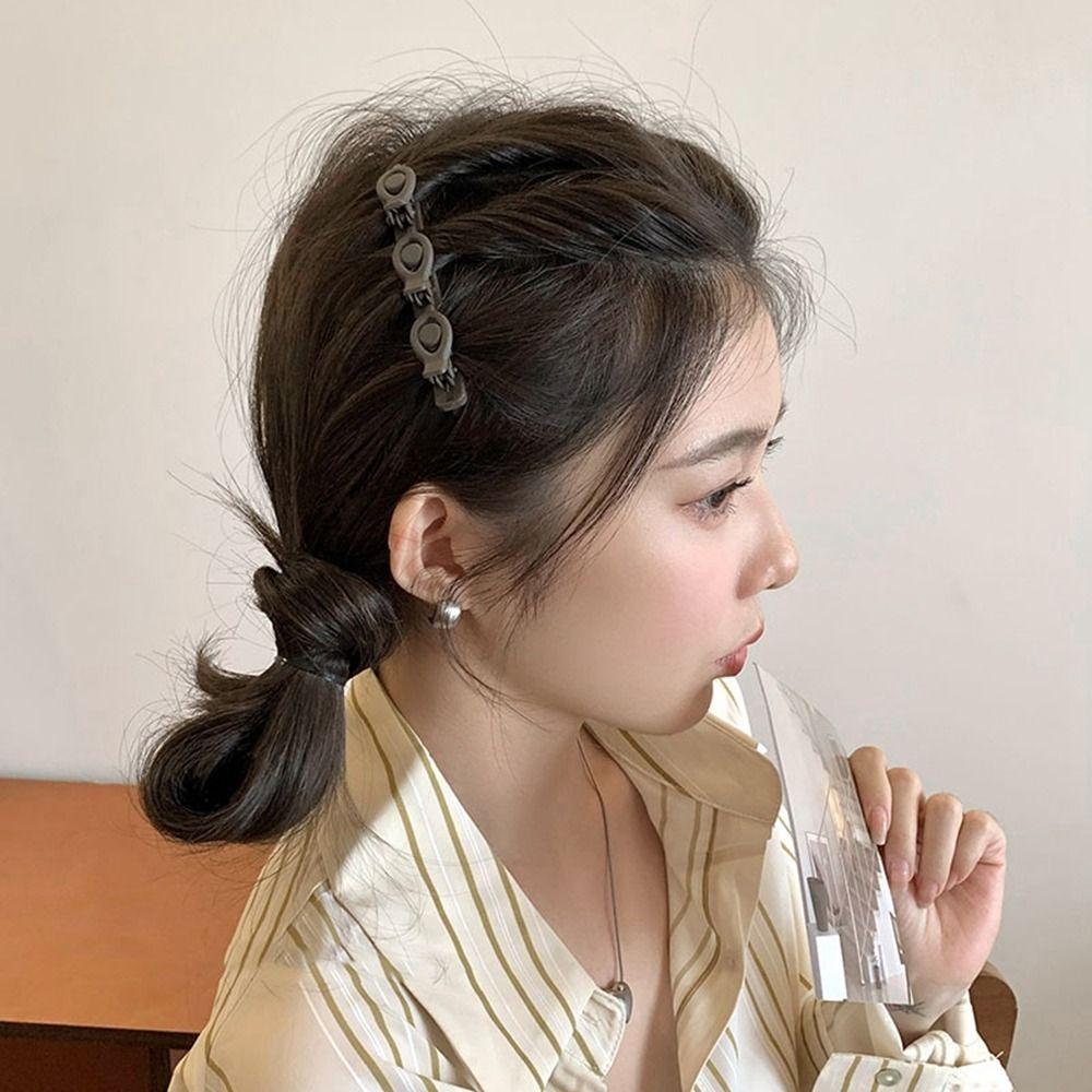Korean Style Duckbill Clip Plastic Bangs Clip Simple Braided Hair Clip Female/Girls